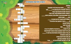 תשבץ לפרשת משפטים